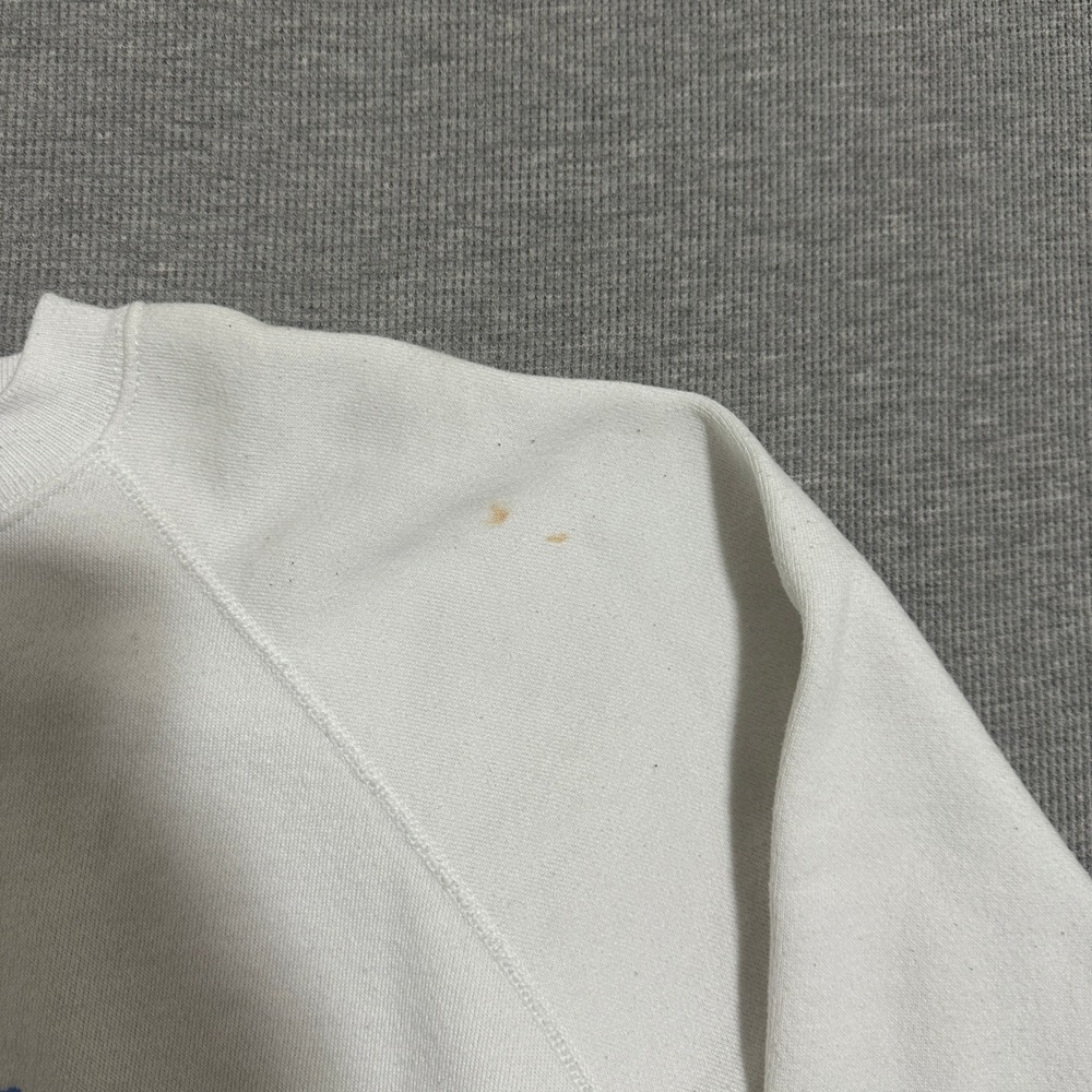 Vintage Hanes Ring Leader Dog Mice Graphic Sweatshirt White Mens XL - Picture 7 of 12